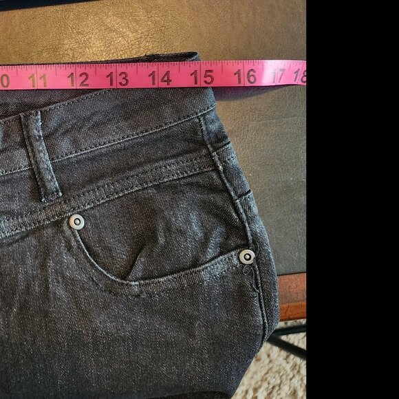 ModCloth Black Denim Jeans Sz 10 - Picture 6 of 10